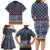 Toghu Bamenda Family Matching Long Sleeve Bodycon Dress and Hawaiian Shirt Cameroon North West Traditional Pattern