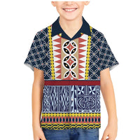 Toghu Bamenda Family Matching Mermaid Dress and Hawaiian Shirt Cameroon North West Traditional Pattern