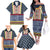 Toghu Bamenda Family Matching Off The Shoulder Long Sleeve Dress and Hawaiian Shirt Cameroon North West Traditional Pattern