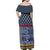 Toghu Bamenda Family Matching Off Shoulder Maxi Dress and Hawaiian Shirt Cameroon North West Traditional Pattern
