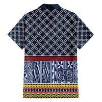 Toghu Bamenda Family Matching Short Sleeve Bodycon Dress and Hawaiian Shirt Cameroon North West Traditional Pattern