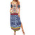 Toghu Bamenda Family Matching Summer Maxi Dress and Hawaiian Shirt Cameroon North West Traditional Pattern