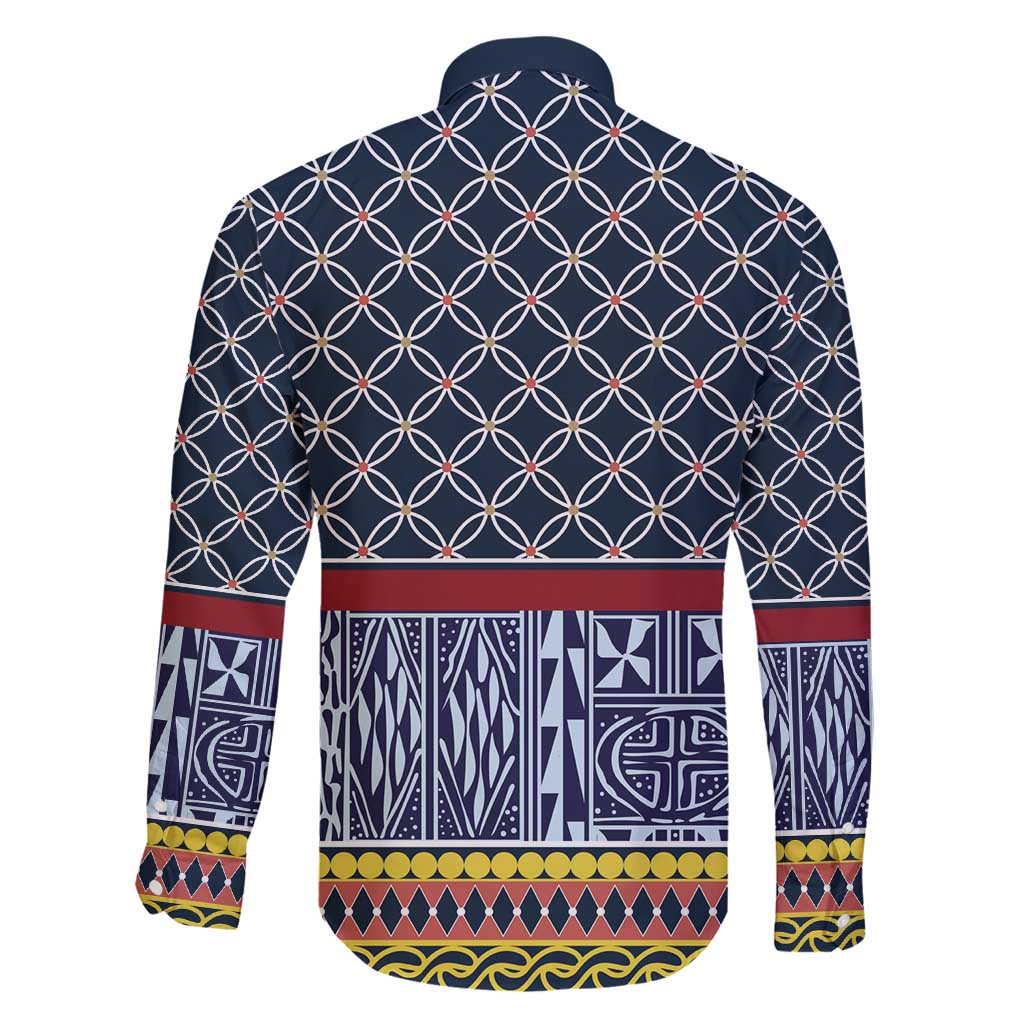 Toghu Bamenda Family Matching Tank Maxi Dress and Hawaiian Shirt Cameroon North West Traditional Pattern