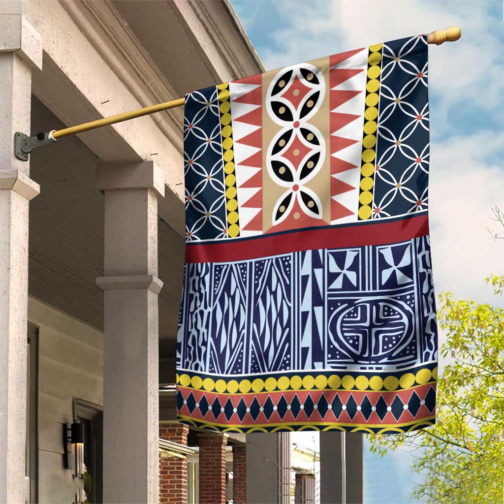 Toghu Bamenda Garden Flag Cameroon North West Traditional Pattern