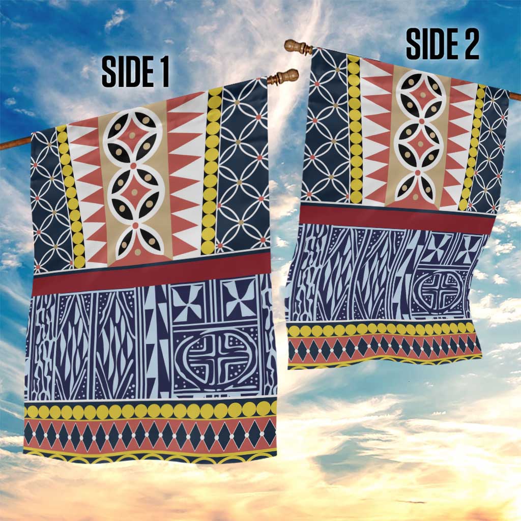 Toghu Bamenda Garden Flag Cameroon North West Traditional Pattern