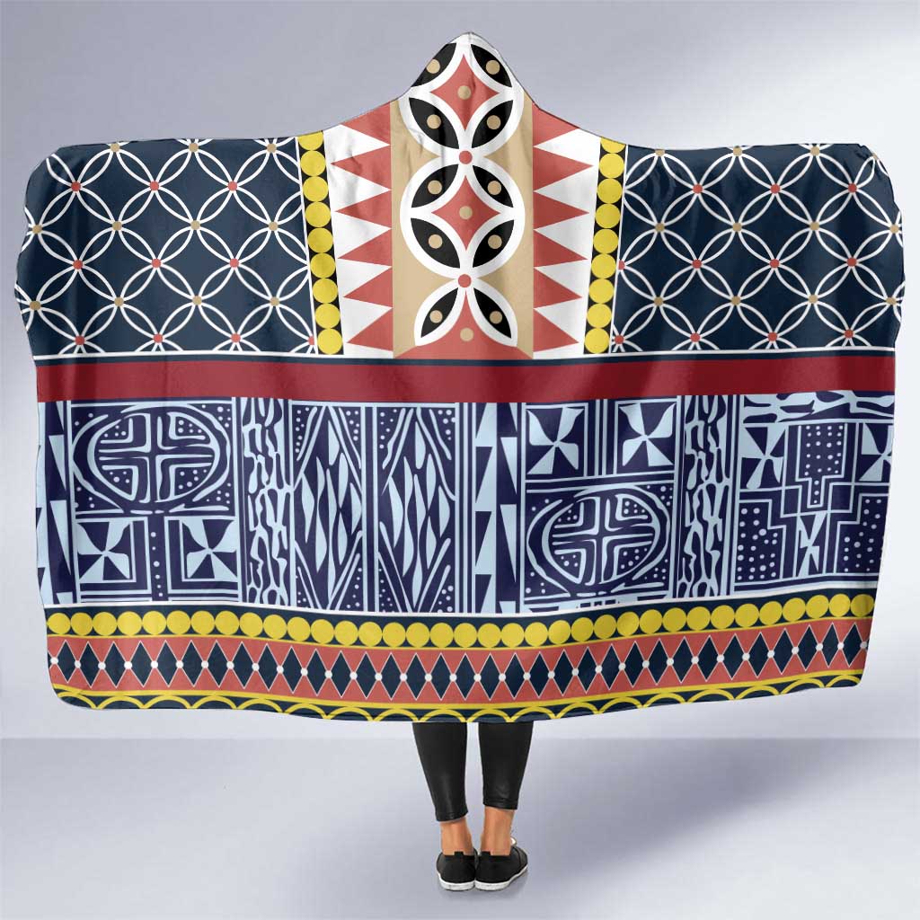 Toghu Bamenda Hooded Blanket Cameroon North West Traditional Pattern