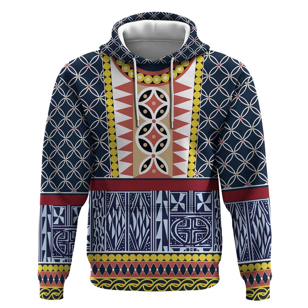 Toghu Bamenda Hoodie Cameroon North West Traditional Pattern