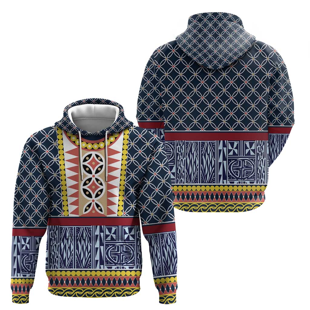 Toghu Bamenda Hoodie Cameroon North West Traditional Pattern