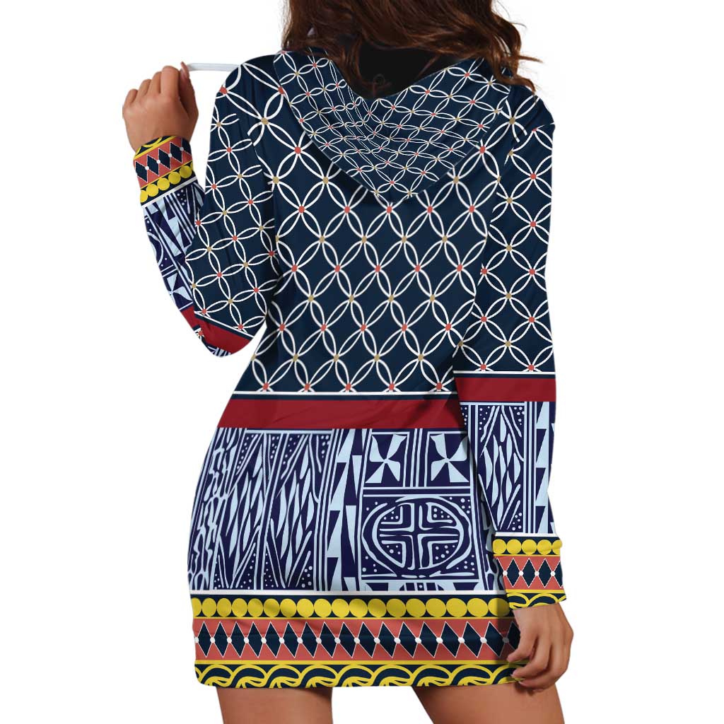 Toghu Bamenda Hoodie Dress Cameroon North West Traditional Pattern