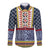 Toghu Bamenda Long Sleeve Button Shirt Cameroon North West Traditional Pattern