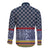Toghu Bamenda Long Sleeve Button Shirt Cameroon North West Traditional Pattern