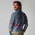 Toghu Bamenda Long Sleeve Polo Shirt Cameroon North West Traditional Pattern