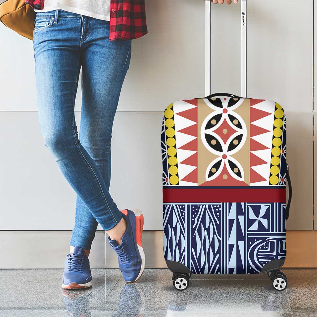 Toghu Bamenda Luggage Cover Cameroon North West Traditional Pattern