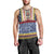Toghu Bamenda Men Tank Top Cameroon North West Traditional Pattern