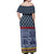 Toghu Bamenda Off Shoulder Maxi Dress Cameroon North West Traditional Pattern