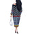 Toghu Bamenda Off The Shoulder Long Sleeve Dress Cameroon North West Traditional Pattern