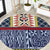 Toghu Bamenda Round Carpet Cameroon North West Traditional Pattern