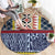 Toghu Bamenda Round Carpet Cameroon North West Traditional Pattern