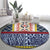 Toghu Bamenda Round Carpet Cameroon North West Traditional Pattern