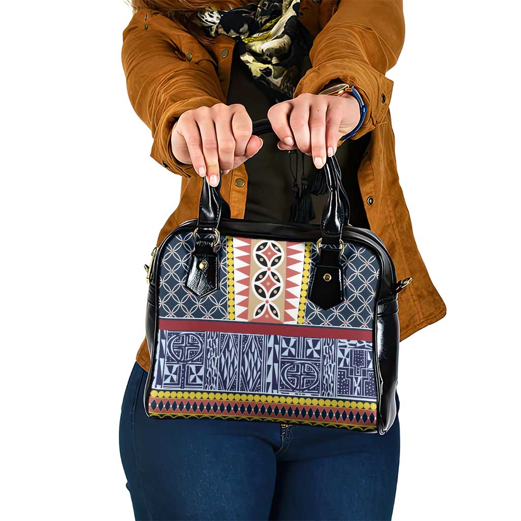 Toghu Bamenda Shoulder Handbag Cameroon North West Traditional Pattern