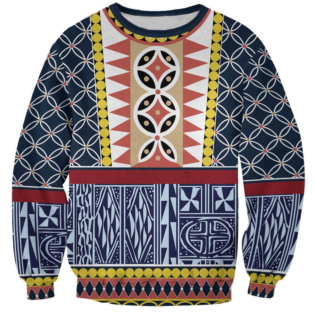 Toghu Bamenda Sweatshirt Cameroon North West Traditional Pattern