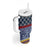 Toghu Bamenda Tumbler With Handle Cameroon North West Traditional Pattern