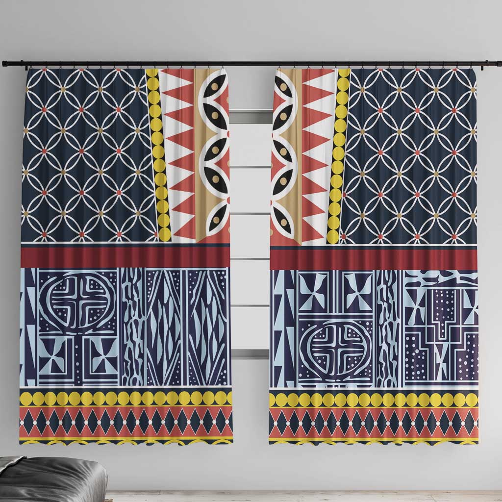 Toghu Bamenda Window Curtain Cameroon North West Traditional Pattern