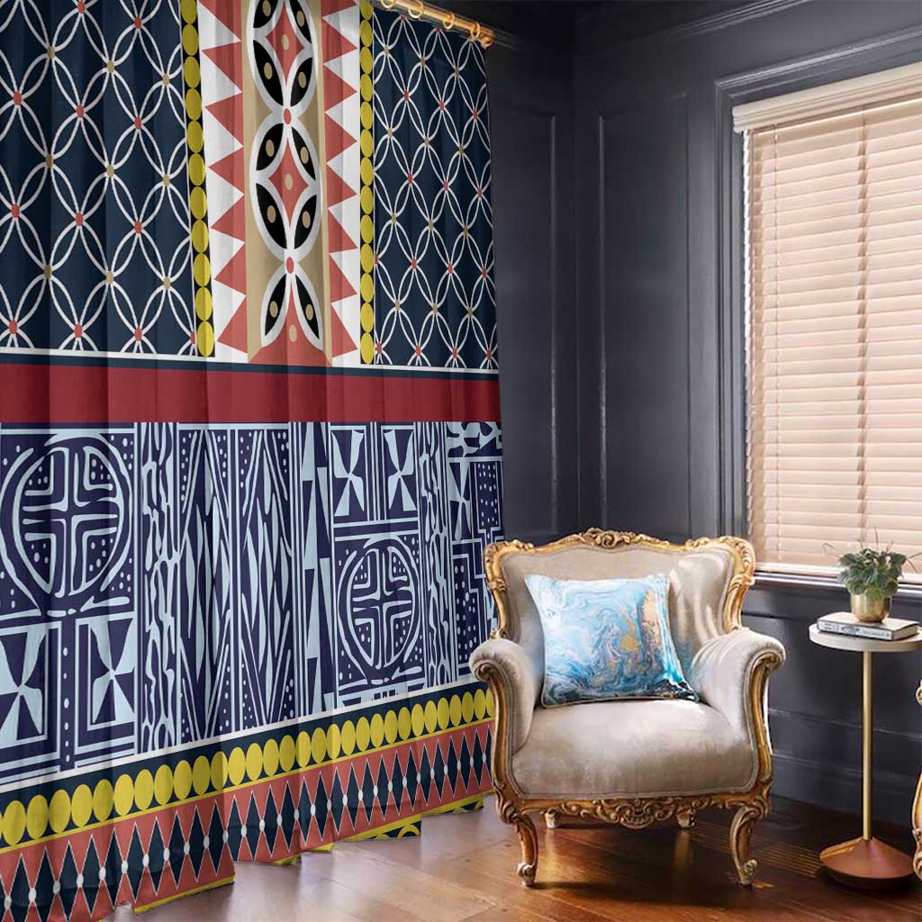 Toghu Bamenda Window Curtain Cameroon North West Traditional Pattern