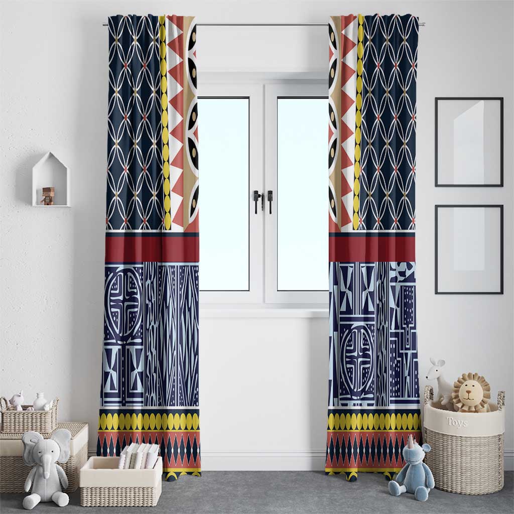 Toghu Bamenda Window Curtain Cameroon North West Traditional Pattern