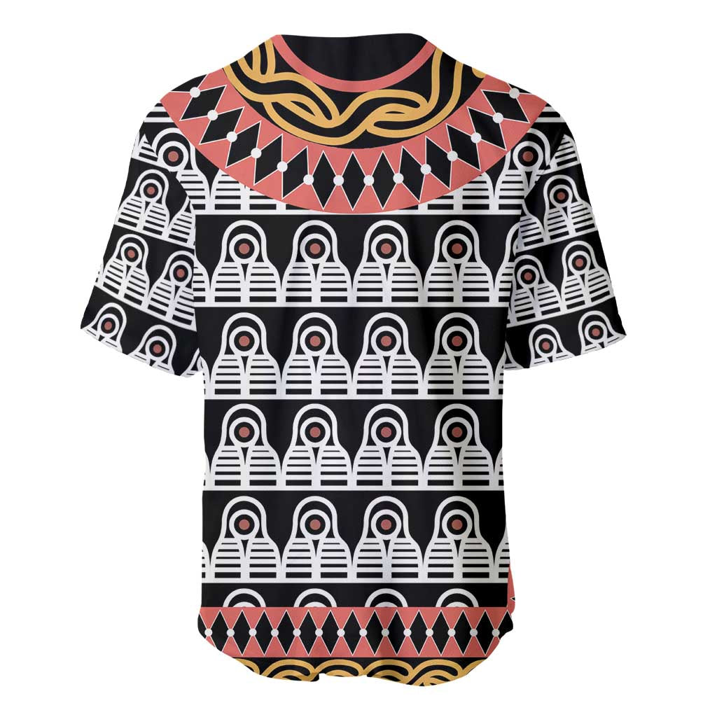 Cameroon Toghu Traditional Pattern Baseball Jersey
