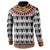 Cameroon Toghu Traditional Pattern Button Sweatshirt