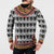 Cameroon Toghu Traditional Pattern Button Sweatshirt