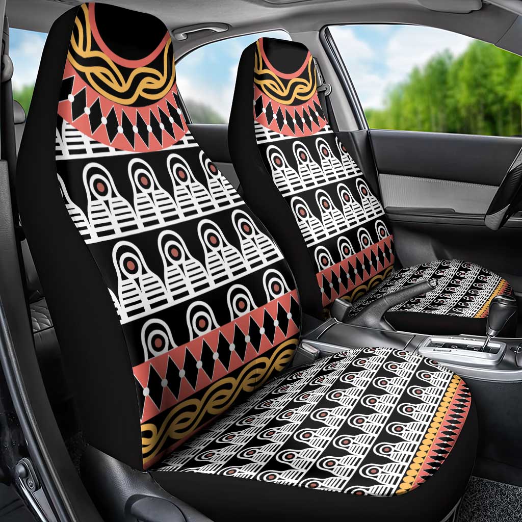 Cameroon Toghu Traditional Pattern Car Seat Cover