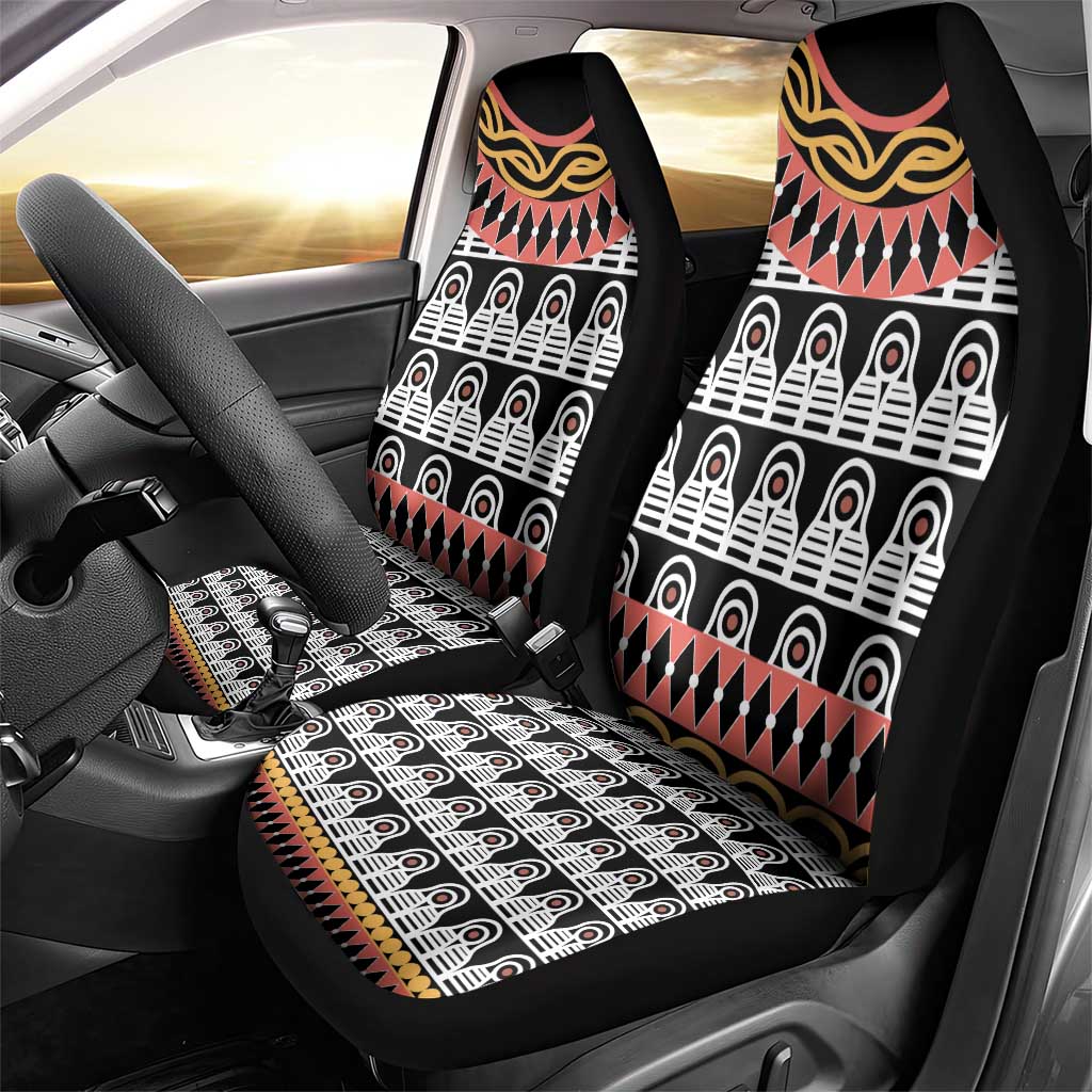 Cameroon Toghu Traditional Pattern Car Seat Cover