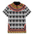 Cameroon Toghu Traditional Pattern Family Matching Mermaid Dress and Hawaiian Shirt