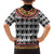 Cameroon Toghu Traditional Pattern Family Matching Puletasi and Hawaiian Shirt