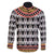 Cameroon Toghu Traditional Pattern Family Matching Puletasi and Hawaiian Shirt