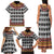 Cameroon Toghu Traditional Pattern Family Matching Tank Maxi Dress and Hawaiian Shirt