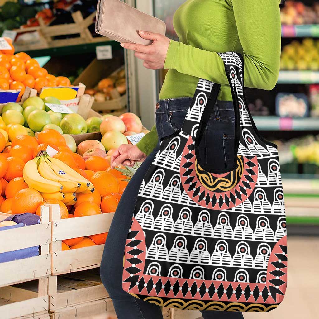 Cameroon Toghu Traditional Pattern Grocery Bag