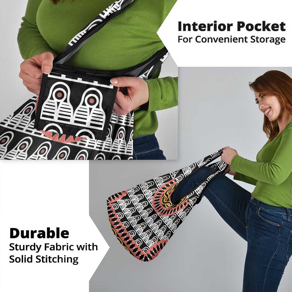 Cameroon Toghu Traditional Pattern Grocery Bag