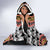 Cameroon Toghu Traditional Pattern Hooded Blanket
