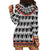 Cameroon Toghu Traditional Pattern Hoodie Dress