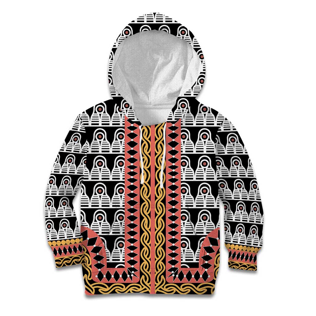 Cameroon Toghu Traditional Pattern Kid Hoodie