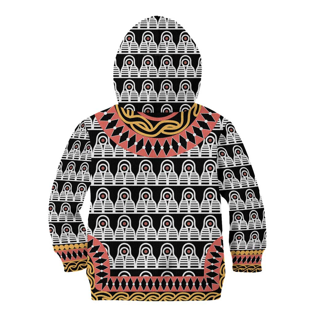 Cameroon Toghu Traditional Pattern Kid Hoodie