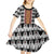 Cameroon Toghu Traditional Pattern Kid Short Sleeve Dress