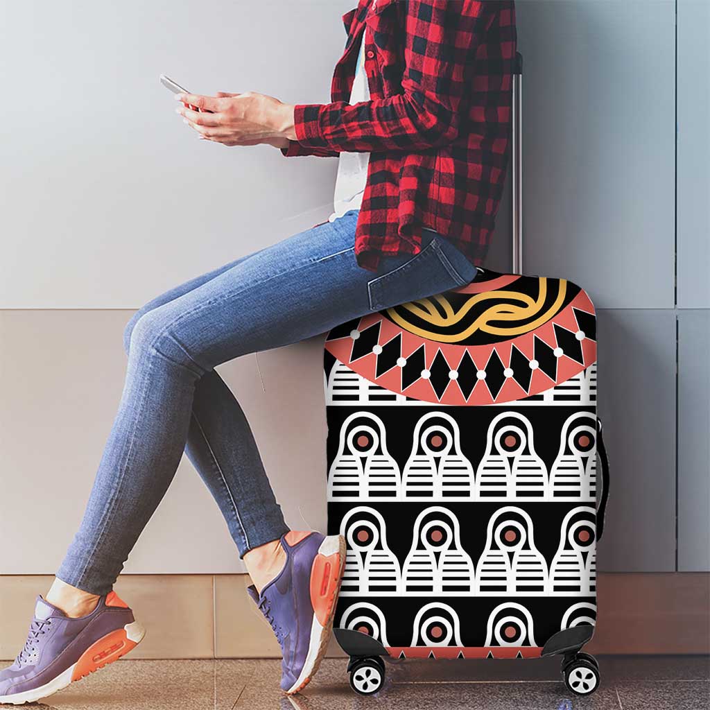 Cameroon Toghu Traditional Pattern Luggage Cover