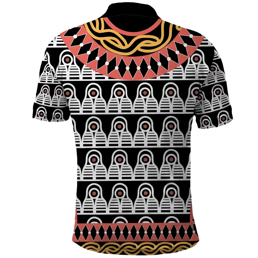 Cameroon Toghu Traditional Pattern Polo Shirt