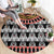Cameroon Toghu Traditional Pattern Round Carpet