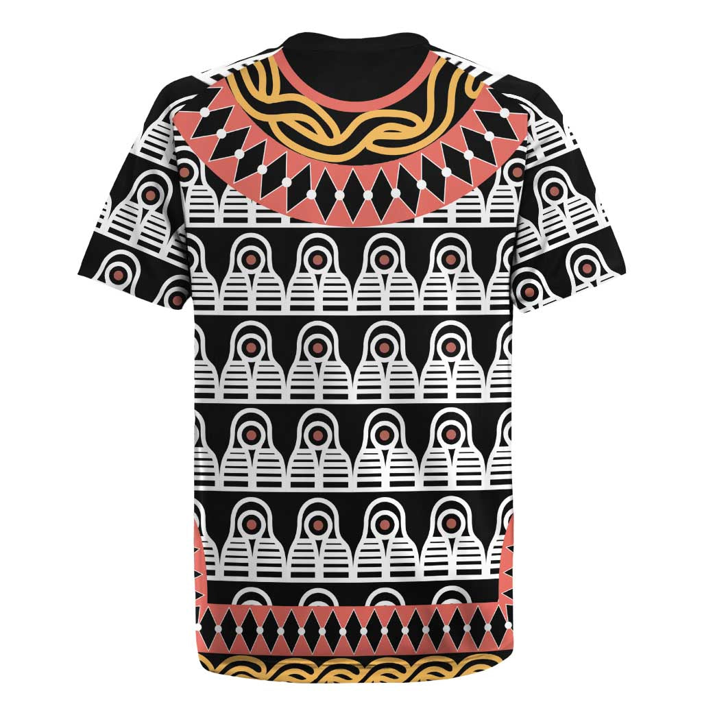 Cameroon Toghu Traditional Pattern Rugby Jersey