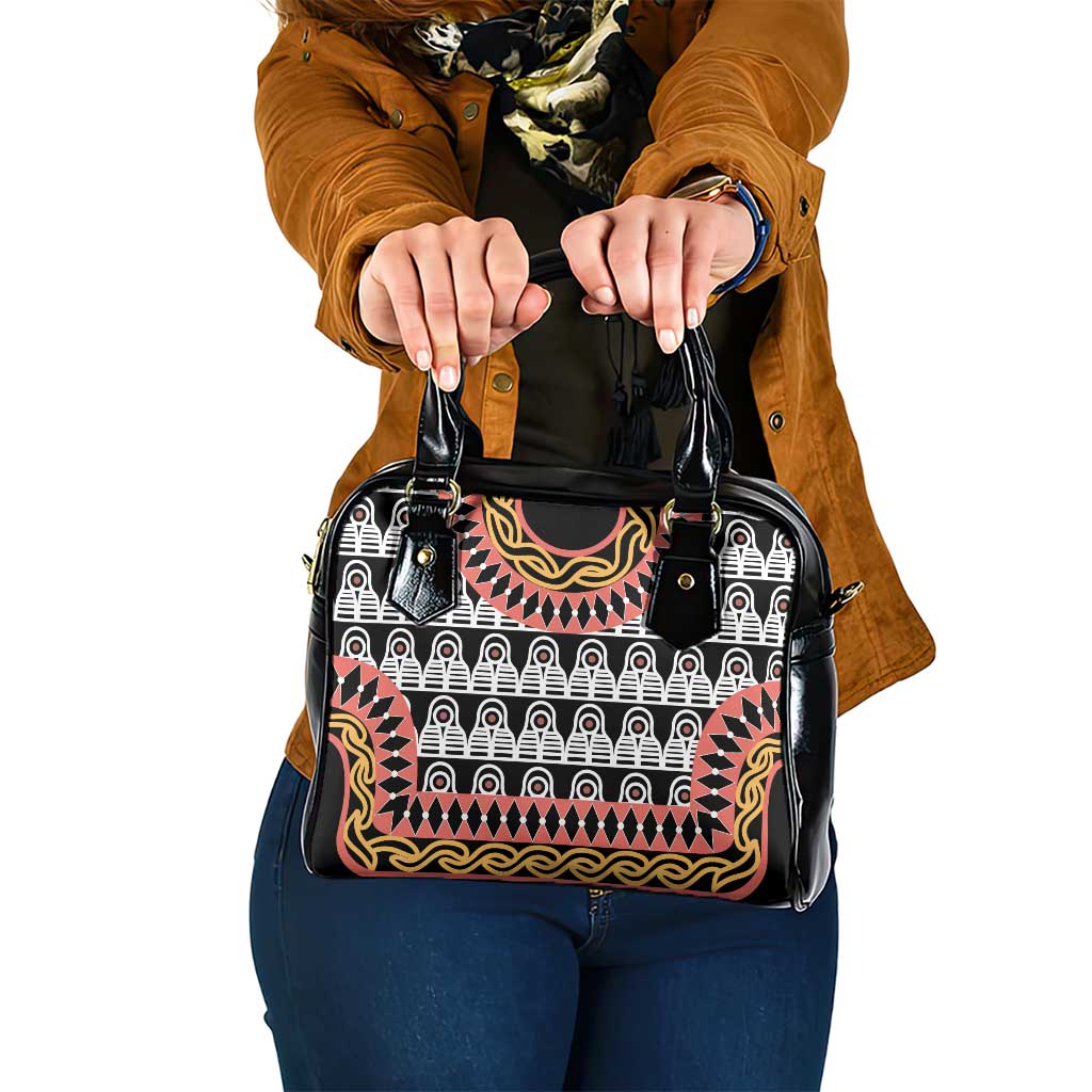 Cameroon Toghu Traditional Pattern Shoulder Handbag
